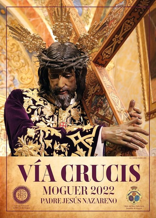 Cartel Anunciador del Vía Crucis de las Hermandades 2022 de Moguer