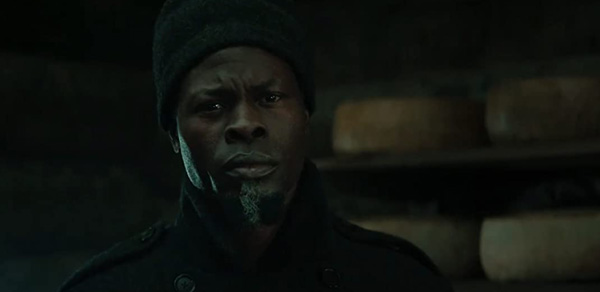 Shola (Djimon Hounsou) is one of Orlando Oxford's closest confidants in THE KING'S MAN.