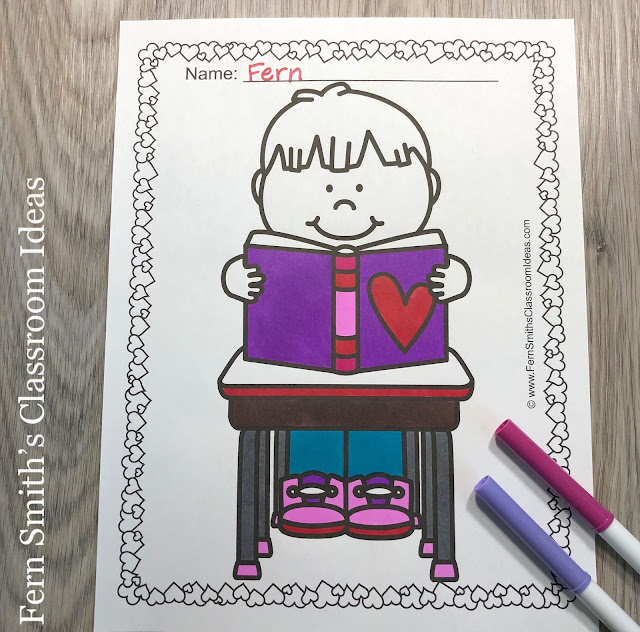 Click Here to Download This February Coloring Pages - A Four Pack Coloring Book Bundle For Your Class Today!