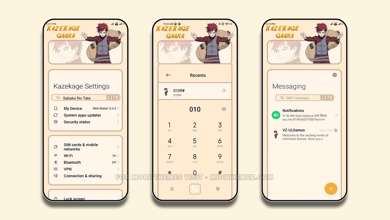 Gaara LITE MIUI Theme