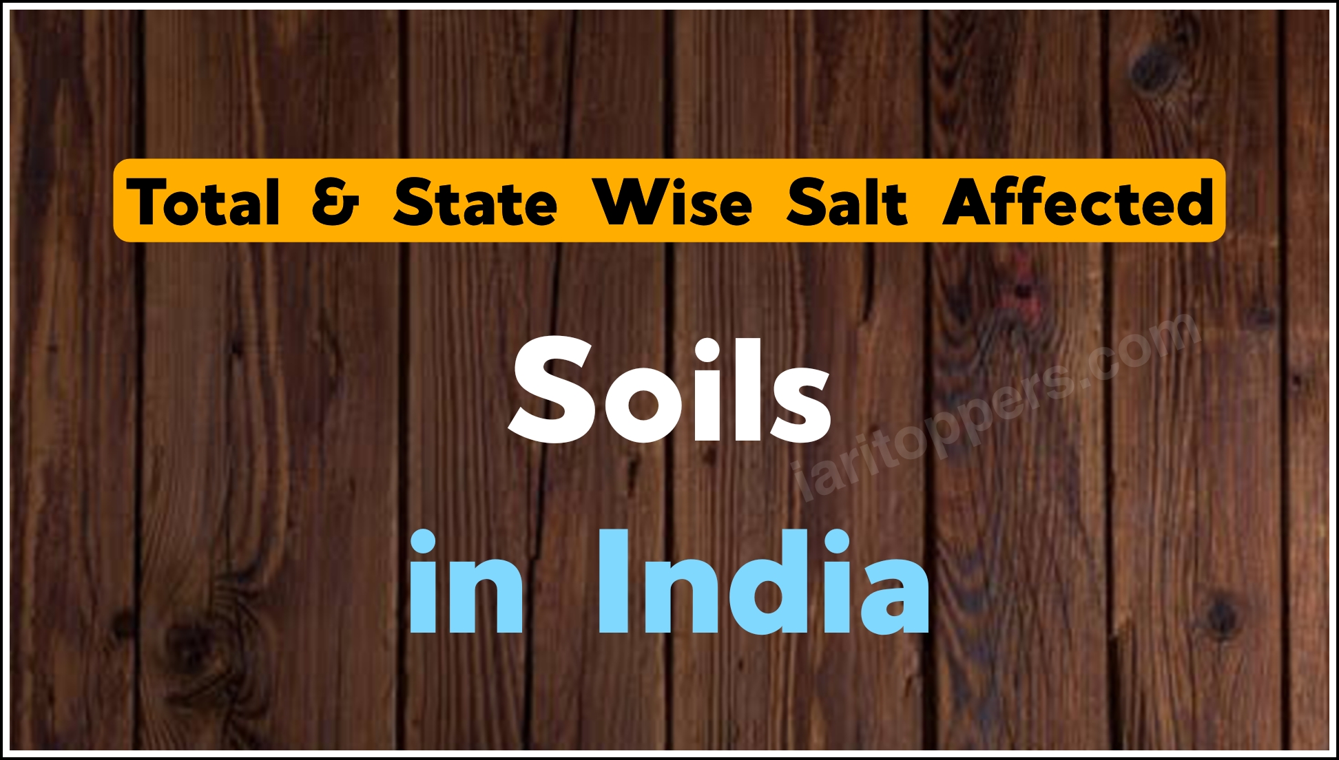 Total and state wise salt affected soils in india