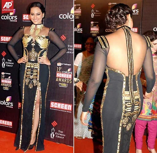 Sonakshi Sinha backless bollywood actress