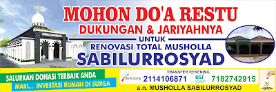 Banner Renovasi Mushola