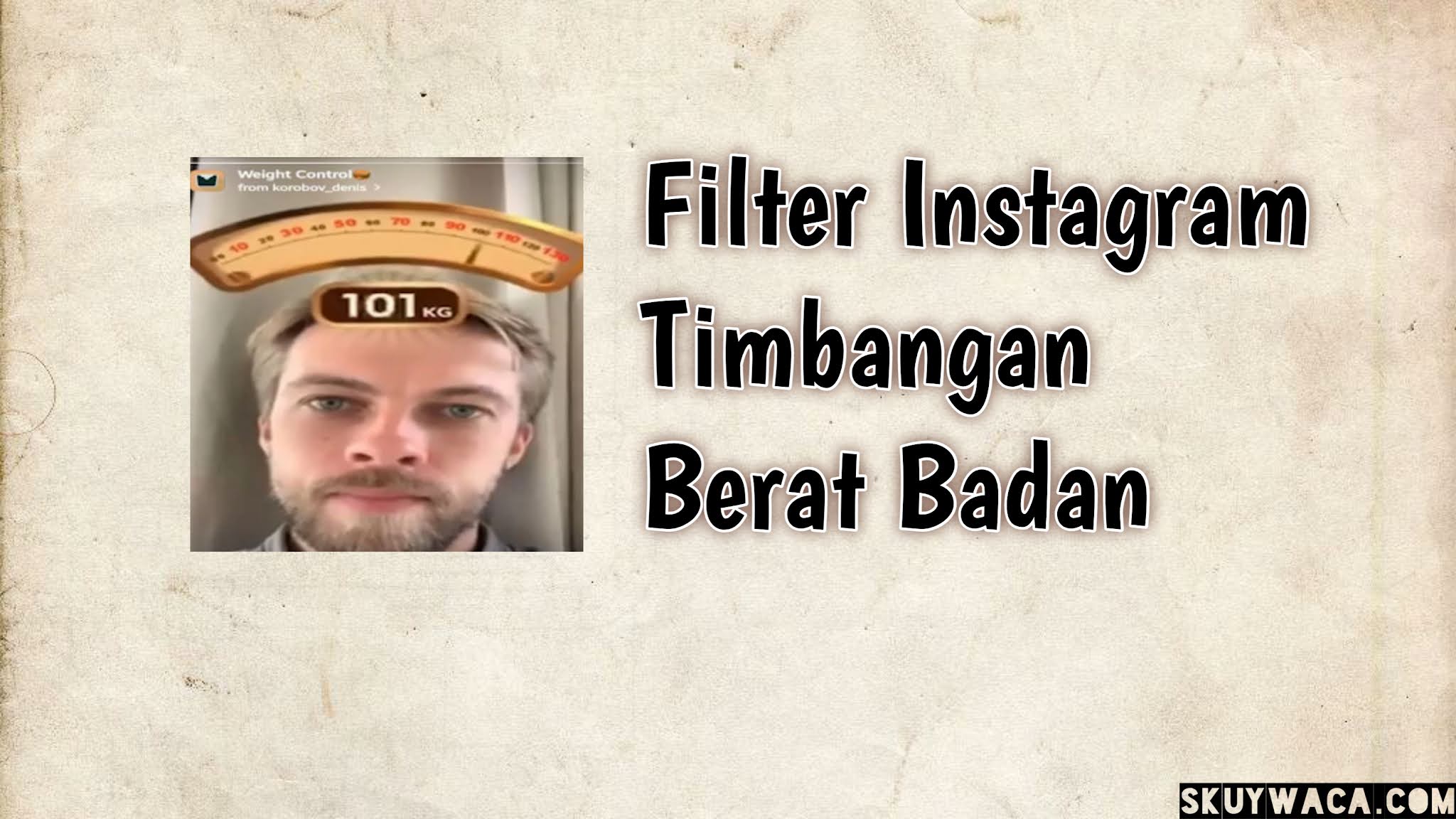 Filter Timbangan Berat Badan Instagram