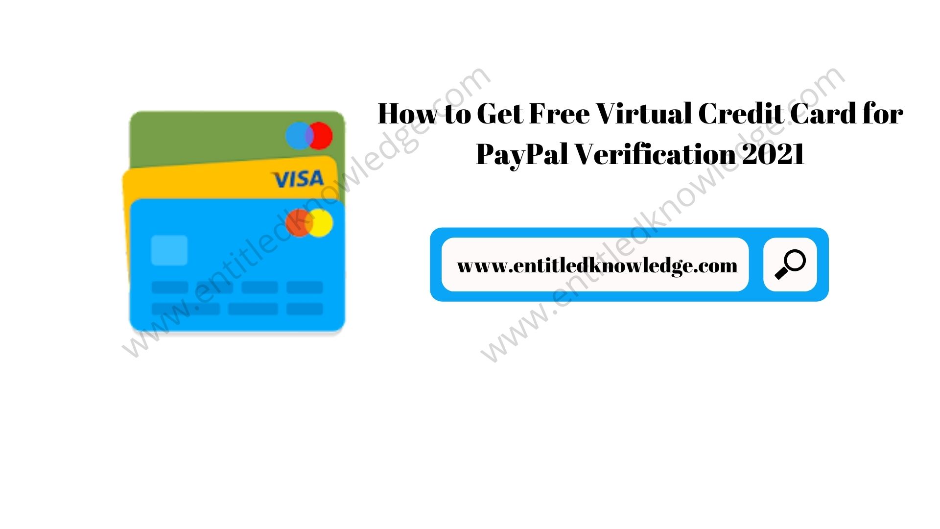 how to get free virtual credit card for paypal verification