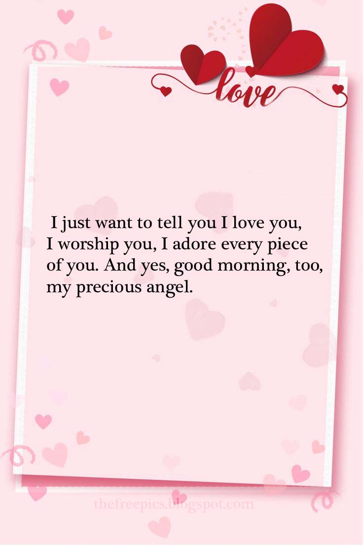 romantic good morning message for her to fall in love