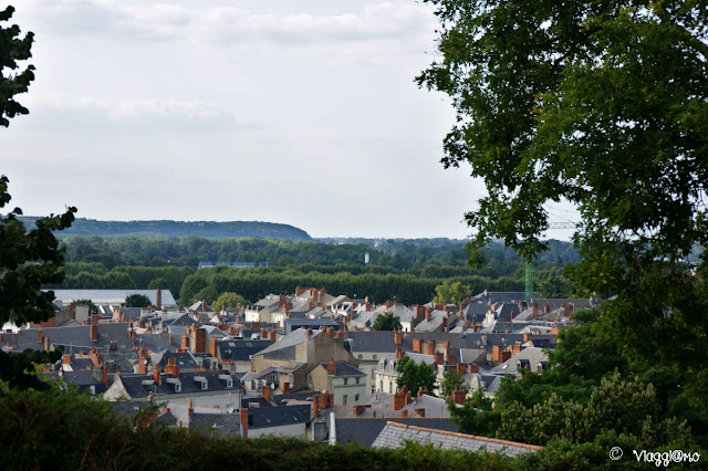 Il panorama di Saumur dal Castello