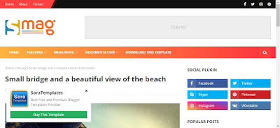 Smag Blogger Template
