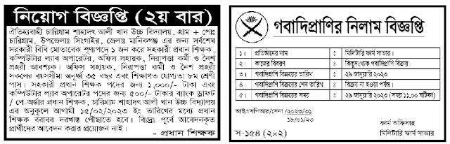 Current All Educational Institutions Schools Colleges Recruitment Circular 2023 -চলমান সকল শিক্ষা প্রতিষ্টান স্কুল কলেজে শিক্ষক কর্মচারী নিয়োগ বিজ্ঞপ্তি ২০২৩ - চাকরির খবর 2023