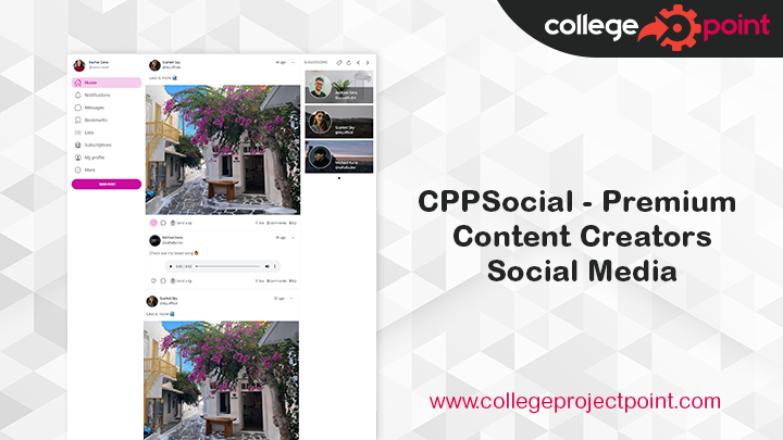 CPPSocial - Premium Content Creators Social Media - Capstone Project