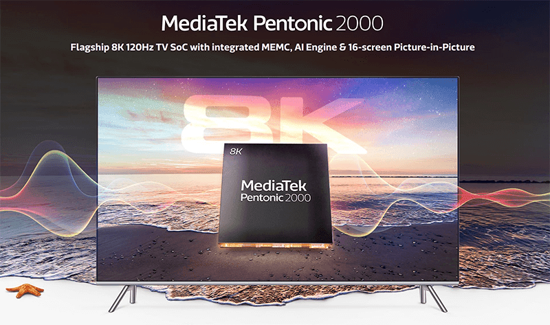 MediaTek outs Pentonic 2000 chip, the first 7nm chip for Smart TVs
