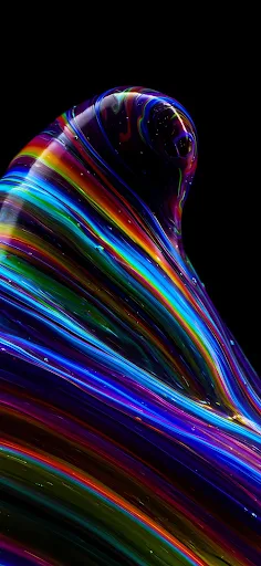 Download this colorful liquid painting 4K iPhone wallpaper for your iPhone or Android phone.