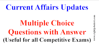 Current General Knowledge Questions for Competitive Exam