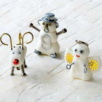 Cornstarch Clay Creatures Craft