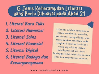 jenis keterampilan literasi