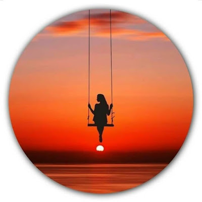 Sunset Sad Girl Whatsapp DP