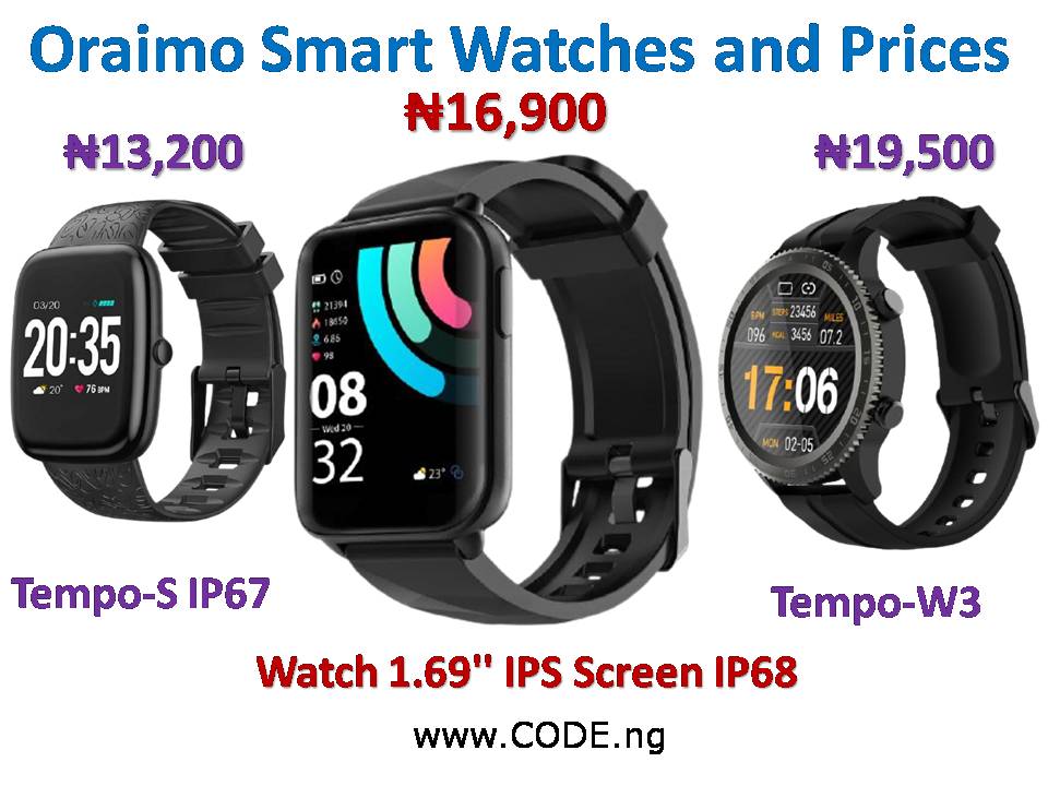 Oraimo Smart Watch Price