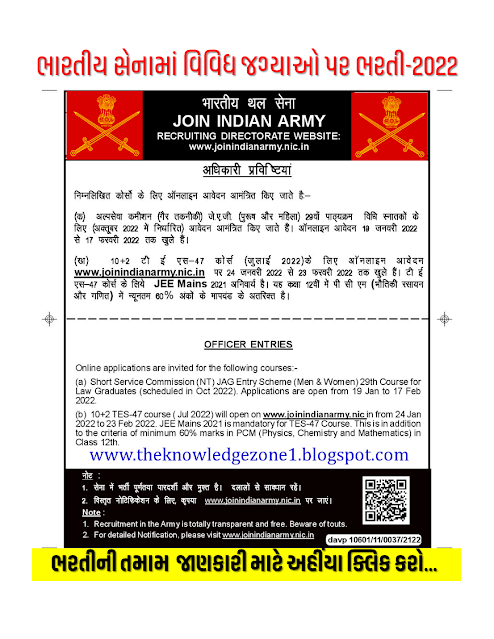 INDIAN ARMY RECRUITMENT