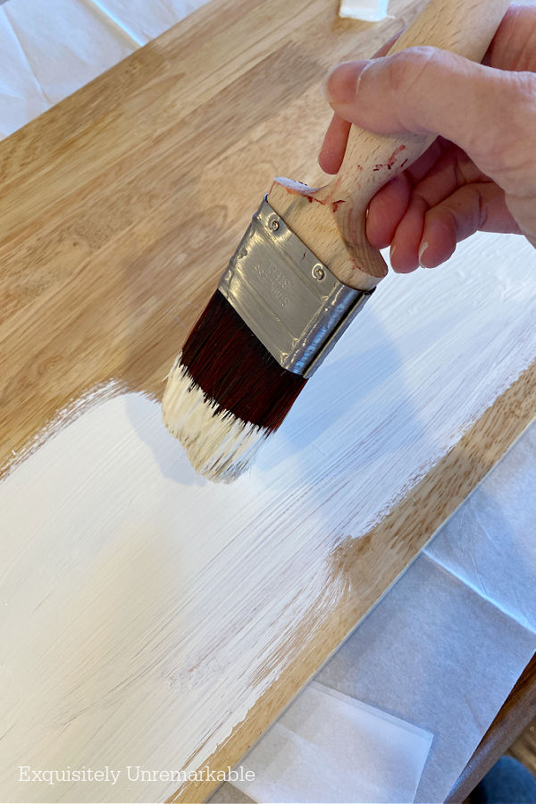 Painting A Wood Board White