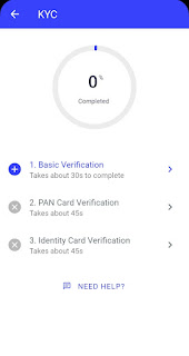 CoinSwitch Kuber app kyc verification