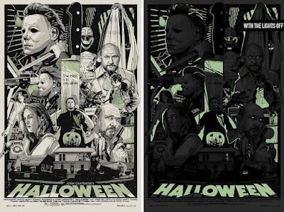 Halloween GID Variant Screen Print by Tyler Stout x Grey Matter Art