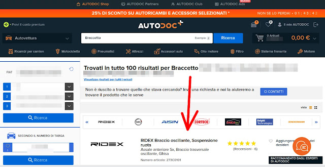 Come Comprare Ricambi su Autodoc.it tutorial