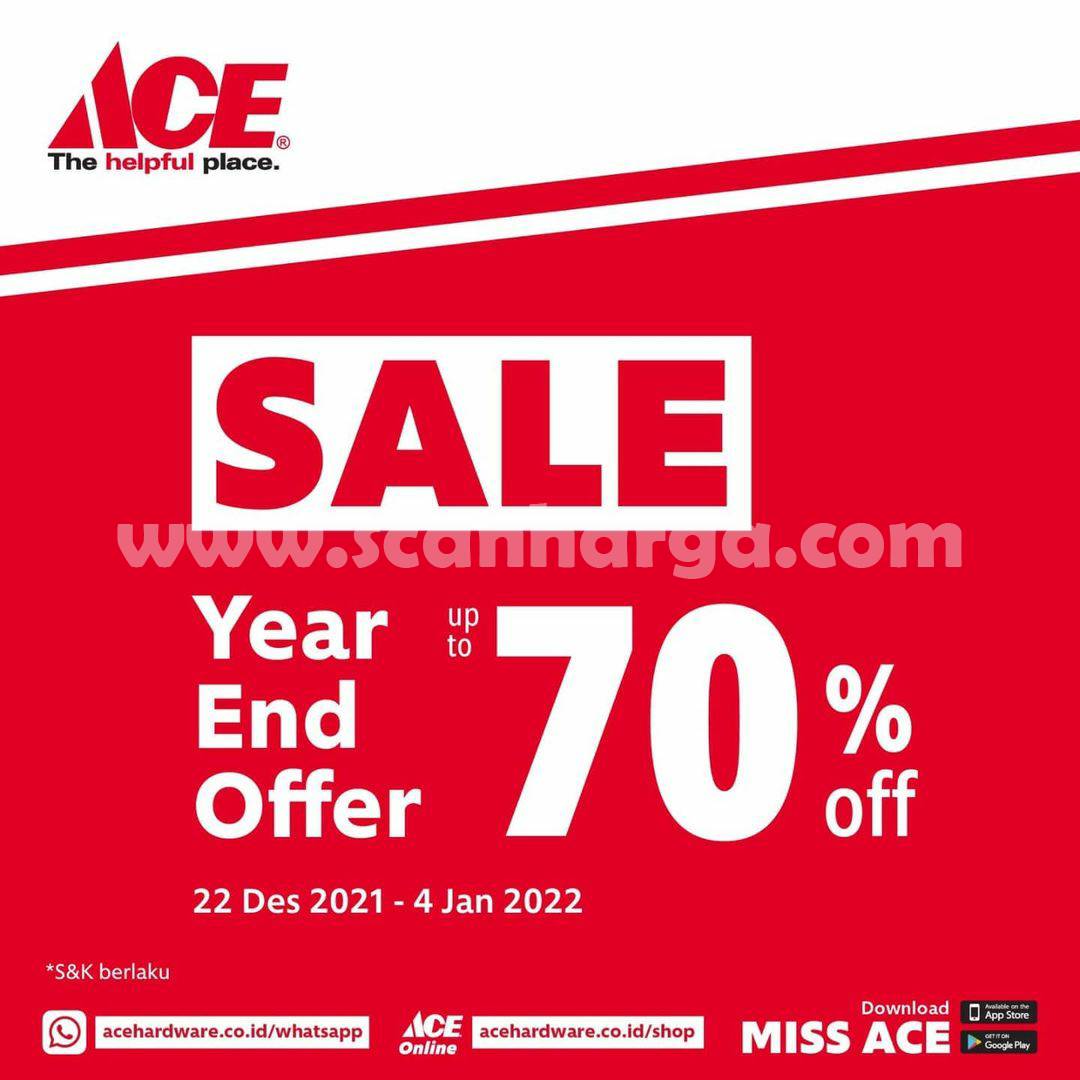 Promo ACE HARDWARE Year End Offer SALE Up To 70% OFF