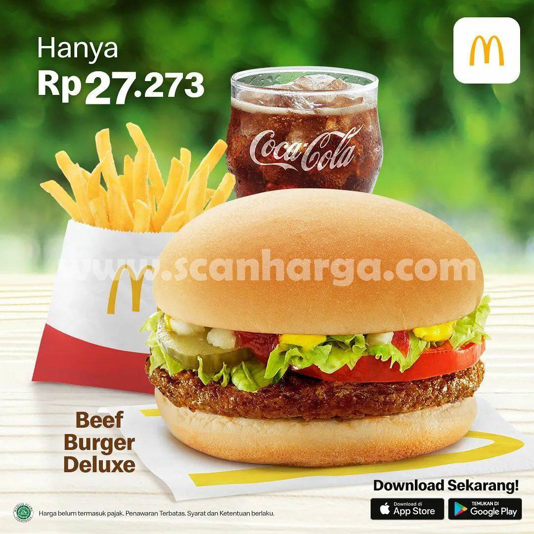 McDonalds Promo Paket HEBAT Baru Burger mulai Rp.27.273