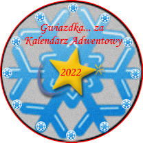 Gwiazdka za Kalendarz Adwentowy 2022