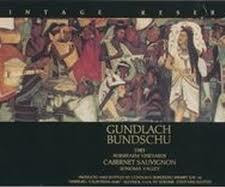 Gundlach-Bundschu Vintage Reserve Cabernet Sauvignon 1985'