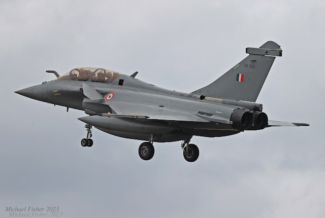 RB 002 Rafale DH Indian Air Force revering to BA118 Mont de Marsan