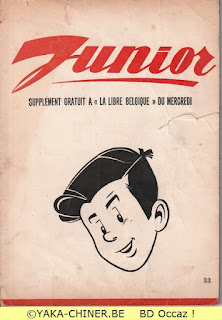 Junior, supplément gratuit de La libre Belgique du mercredi AVRIL 1965
