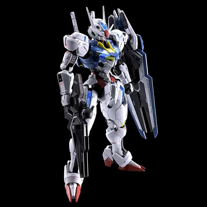 P-Bandai: 1/100 Full Mechanics XVX-016 Gundam Aerial Permet Score Six - 06