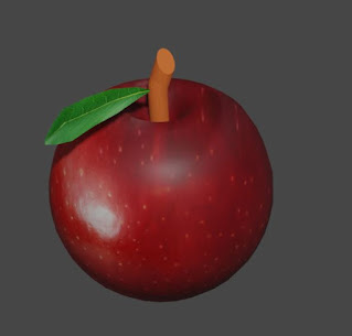 Apple fruit 3d model free download blender