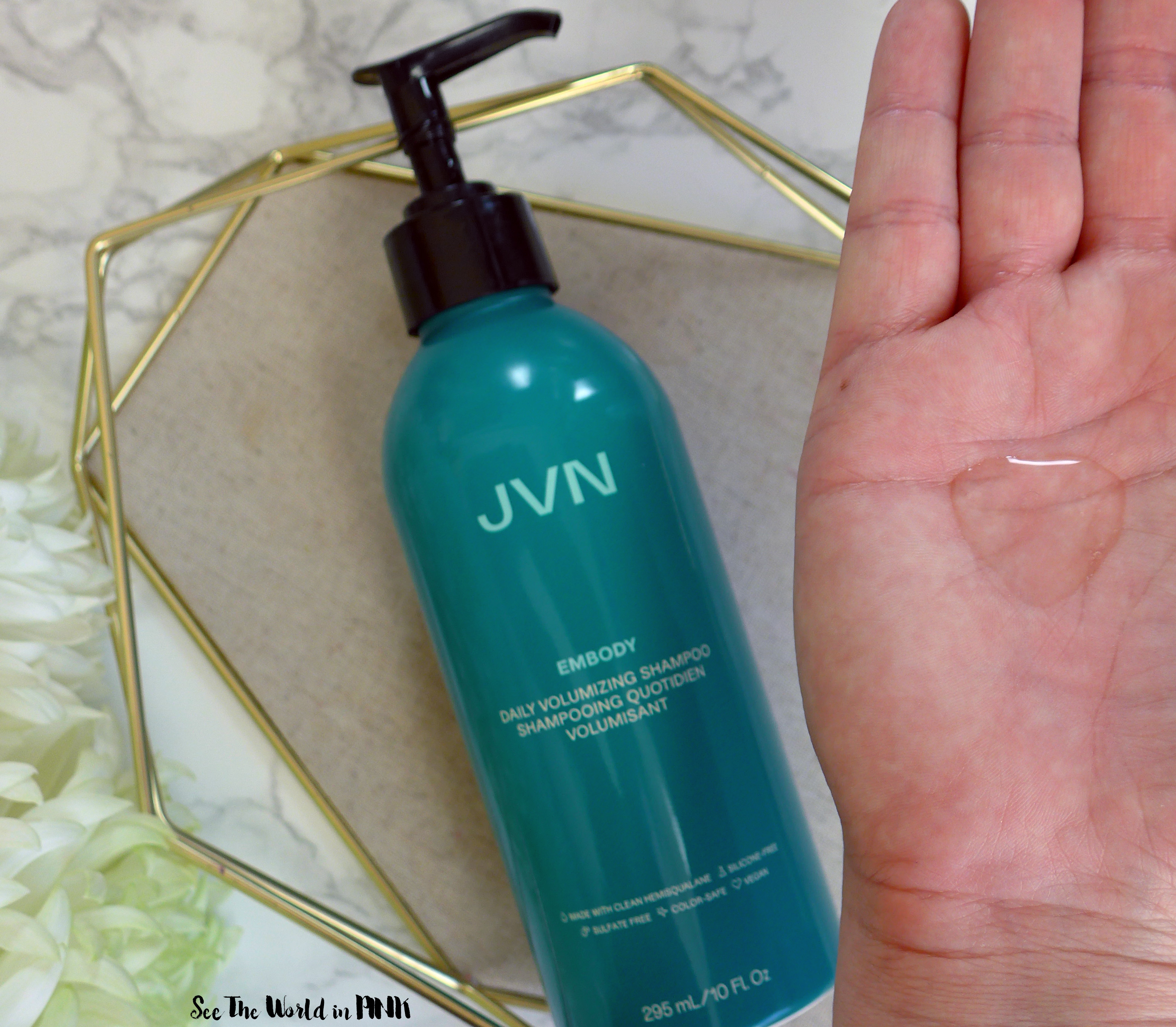JVN Embody Daily Volumizing Shampoo & Conditioner and Complete Hydrating Air Dry Hair Cream
