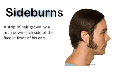 Hairstyle Vocabulary: Sideburns