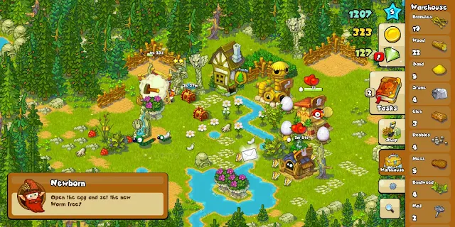 لعبة Animal Village Forest Farm and Pet Merge Zoo Games | لعبة حديقة الحيوانات البرية في القرية وسط الغابة