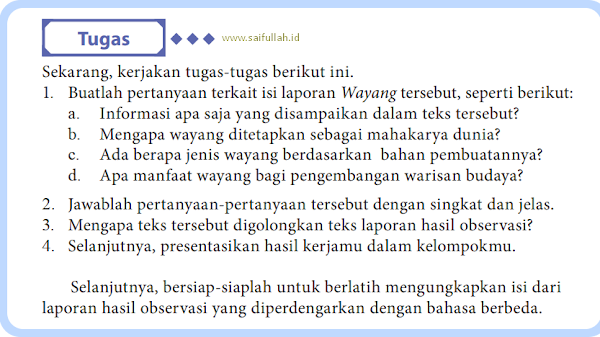Kunci Jawaban Bahasa Indonesia Halaman 11 Bab 1 Kelas 10
