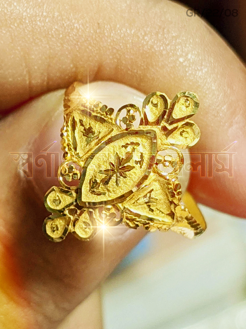 ২.৫ আনা মেয়েদের নিউ আংটি কালেকশন (2.5 Ana/3 Gram Women Gold Ring) 18/21/22 Karat KDM Price in Bangladesh