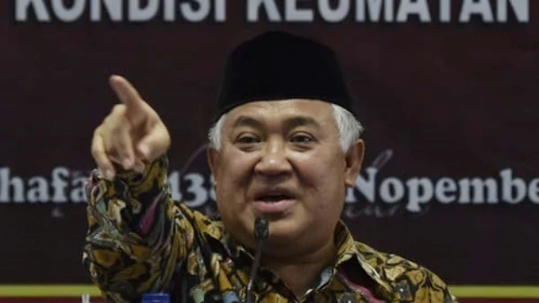 Desakan pembubaran Majelis Ulama Indonesia  Din Syamsuddin Siap Turun ke Jalan Pasang Badan, Jika Ada yang Ingin Bubarkan MUI!
