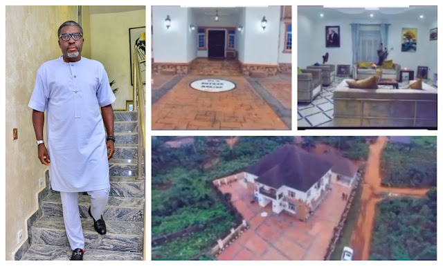 Actor Kanayo O.Kanayo finally completes his Newly Built Mansion in Imo state (Video)