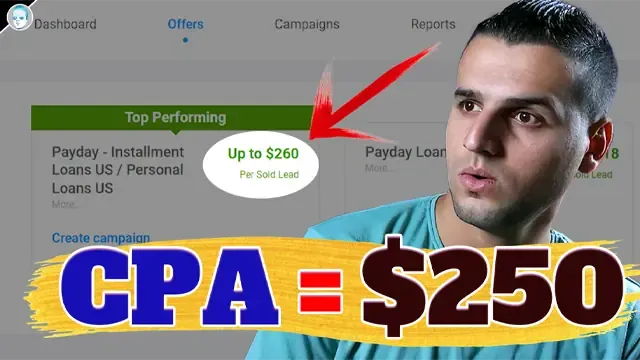 أفضل موقع تسويق بالعمولة CPA وربح 200$ يومياً عبر موقع LeadsMarket