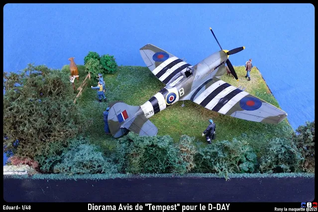 Diorama Tempest Mk.V Eduard