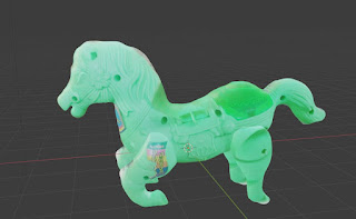 Toy Horse free 3d models blender obj fbx low poly