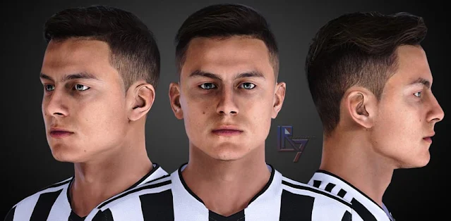 Paulo Dybala Face 2022 For eFootball PES 2021