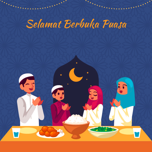 10 Poster Ucapan Selamat Berbuka Puasa Ramadhan 1443 H