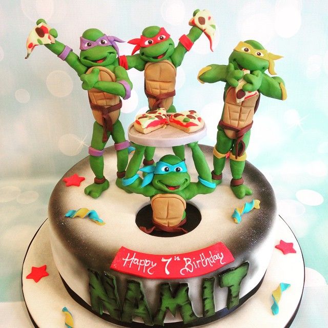 tmnt birthday cakes ideas