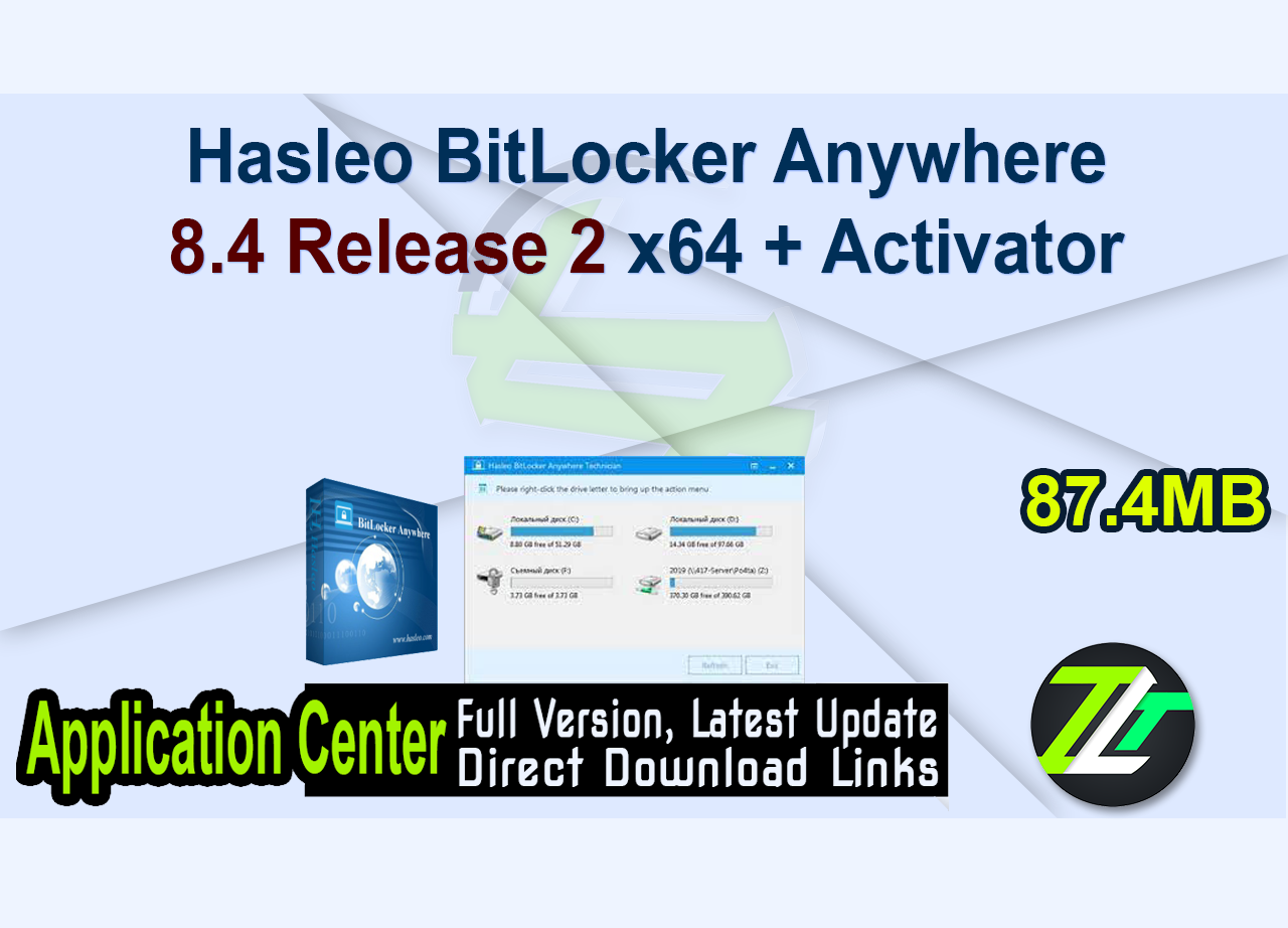 Hasleo BitLocker Anywhere 8.4 Release 2 x64 + Activator