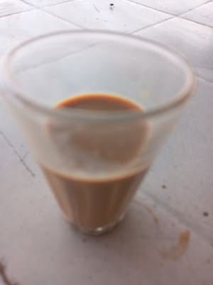 Rs 10 glass of tea in " Uphar restaurant ".