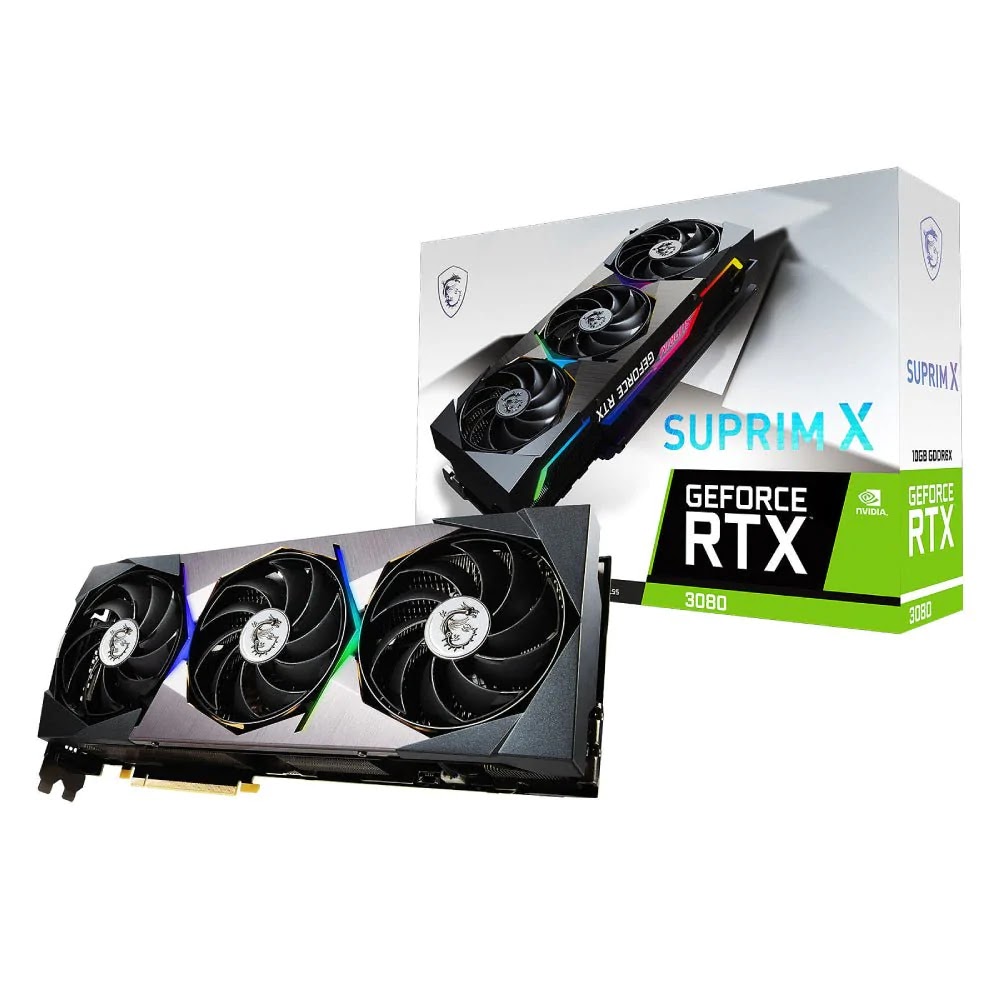 MSI RTX 3080 SUPRIM X 10GB كرت الشاشة